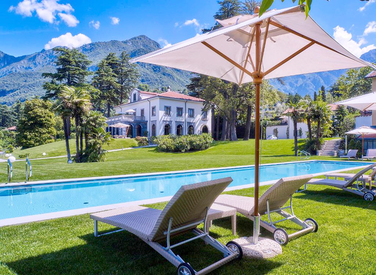 Villa Lario Resort Mandello, Best Luxury Hotels on Lake Como, grounds