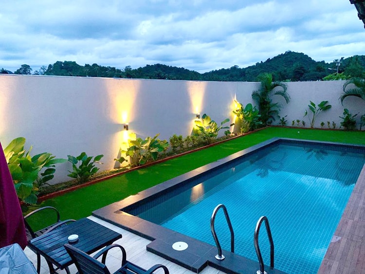 The Paddy Field Langkawi, pool area, Best hotels in Langkawi with private pools, Malaysia