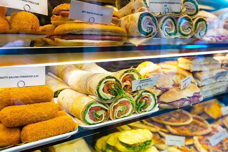 Venetian sandwiches in Milan, Italy, food tours in Milan