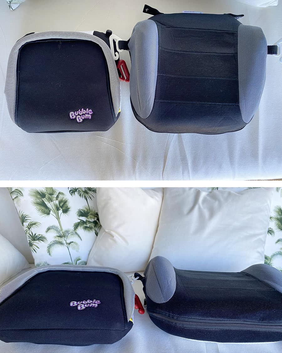Hiccapop Booster Seat vs BubbleBum Inflatable Booster Seat