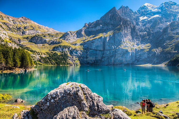 Lake Oeschinen, Kandersteg, Switzerland