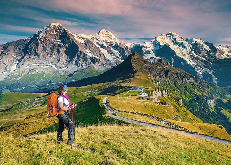 Mannlichen tourist station, Grindelwald, Bernese Oberland