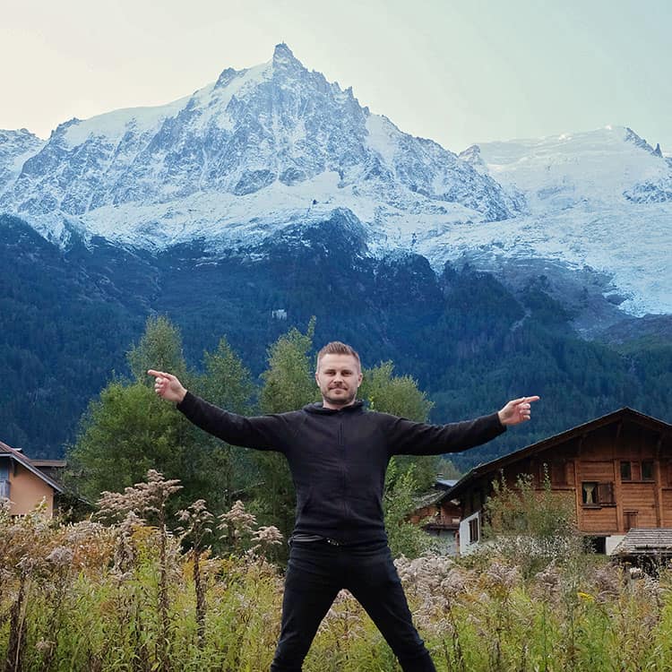 Mont blanc in chamonix