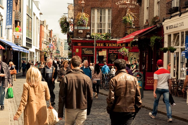 Dublin Temple Bar Best European Cities Weekend