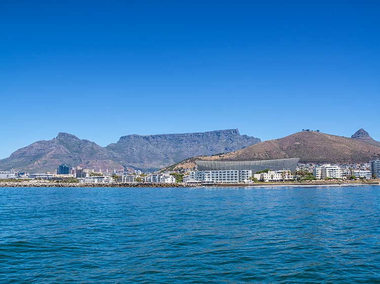Best Sunset Cruises in Cape Town, Cape Town City from the Table Bay, South Africa