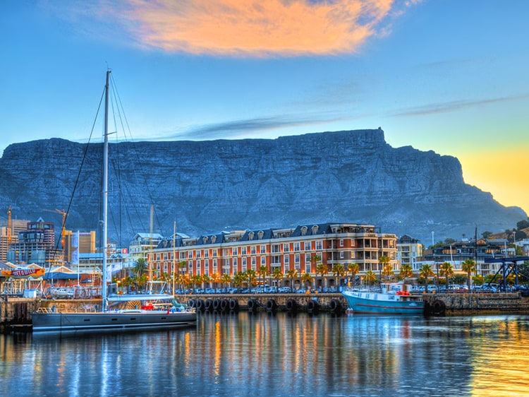 Best Sunset Cruises in Cape Town, aerial view of Cape Town, South Africa