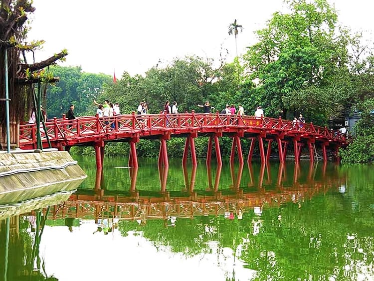 Best Walking Tours in Hanoi, The red bridge in Hanoi Vietnam