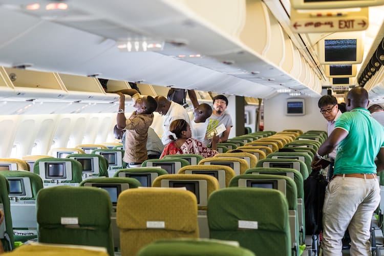 Ethiopian Airlines inside