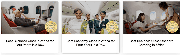 Ethiopian Airlines Awards