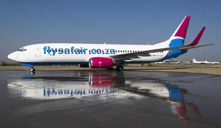 FlySafair Plane on Tarmac