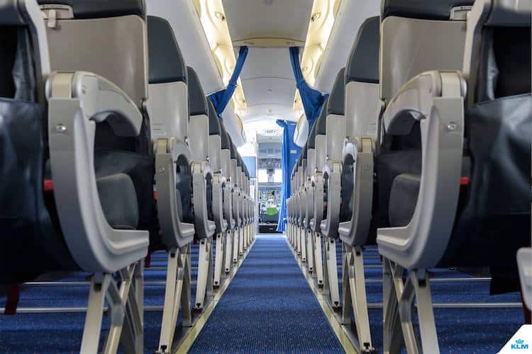 KLM Royal Dutch Airlines Cabin