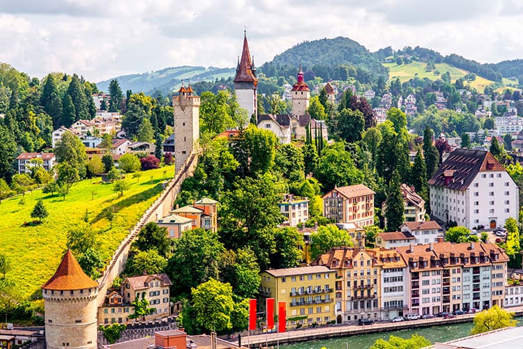 Switzerland itinerary 5 days including Lucerne