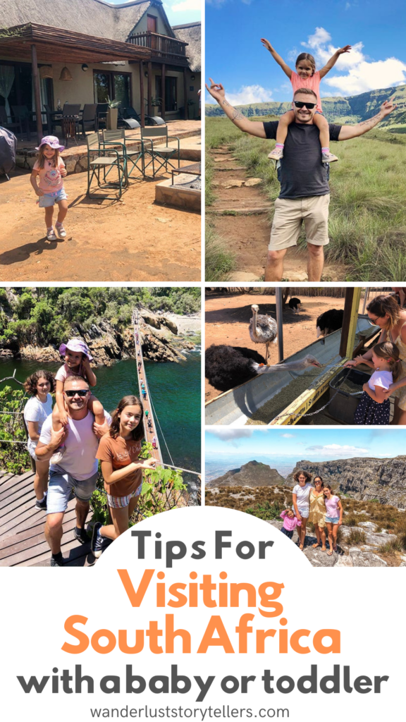 Tips for visiting South Africa with a baby or toddler