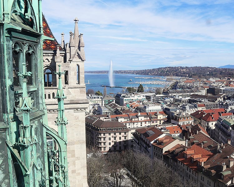 View from Cathedral in Geneva by got my backpack