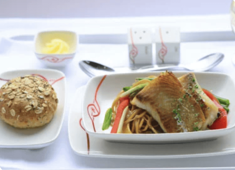 meal options kenya airways Economy class