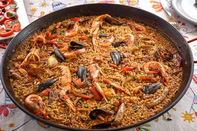 paella in basque country