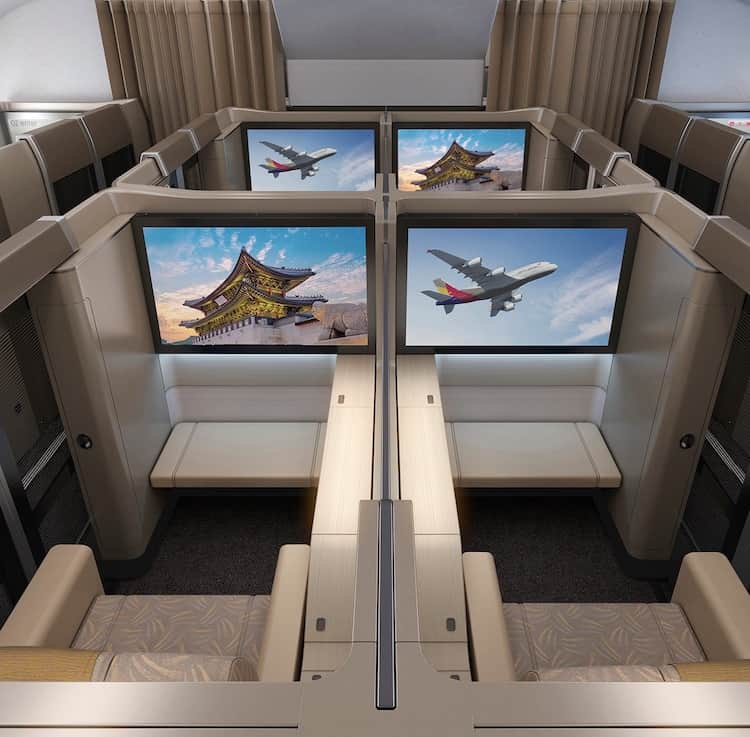 Asiana Airlines Business Class Seats