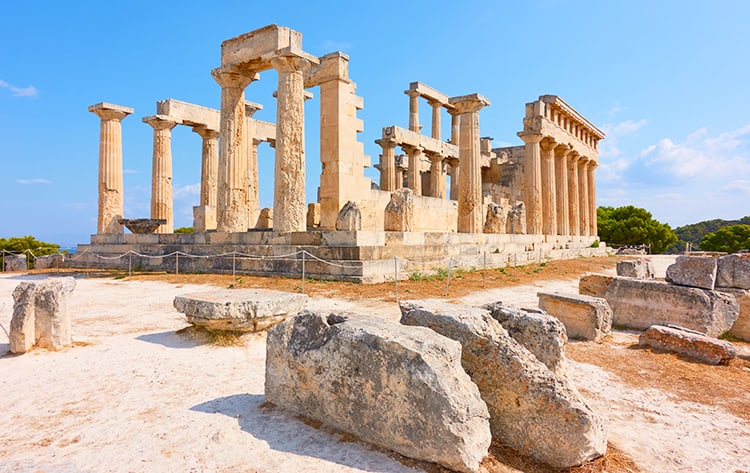 Best Day Trips from Athens, Greece, Aphaea Temple at Aegina Island Greece