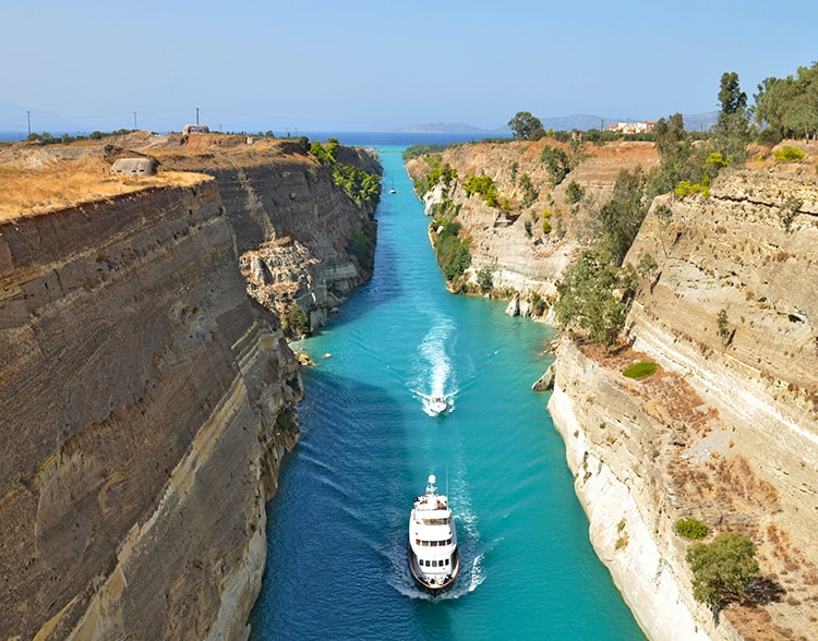 Best Day Trips from Athens, Corinth Canal  in Greece