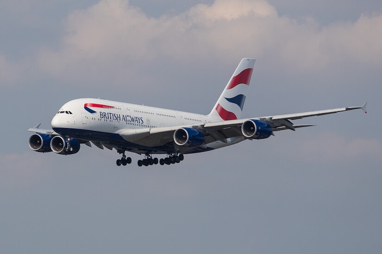British Airways A380 Aircraft