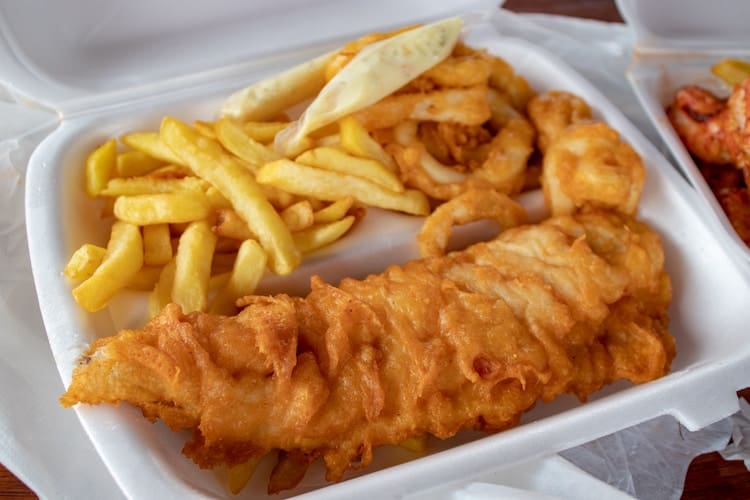 Fish and Chips Meal for Caravan Holidays in the UK