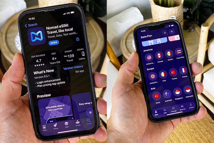 Nomad eSIM Review - Nomad eSIM app