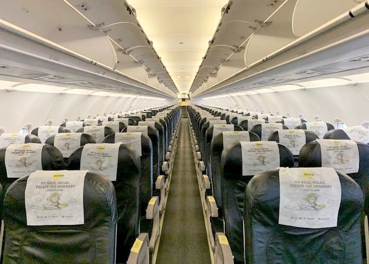 Scoot Airlines Economy Class Cabin
