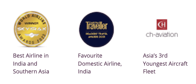 Vistara Airlines Awards