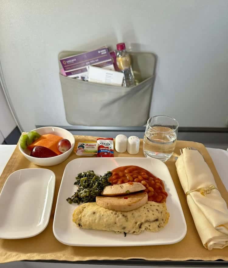 Vistara Breakfast Meal Option