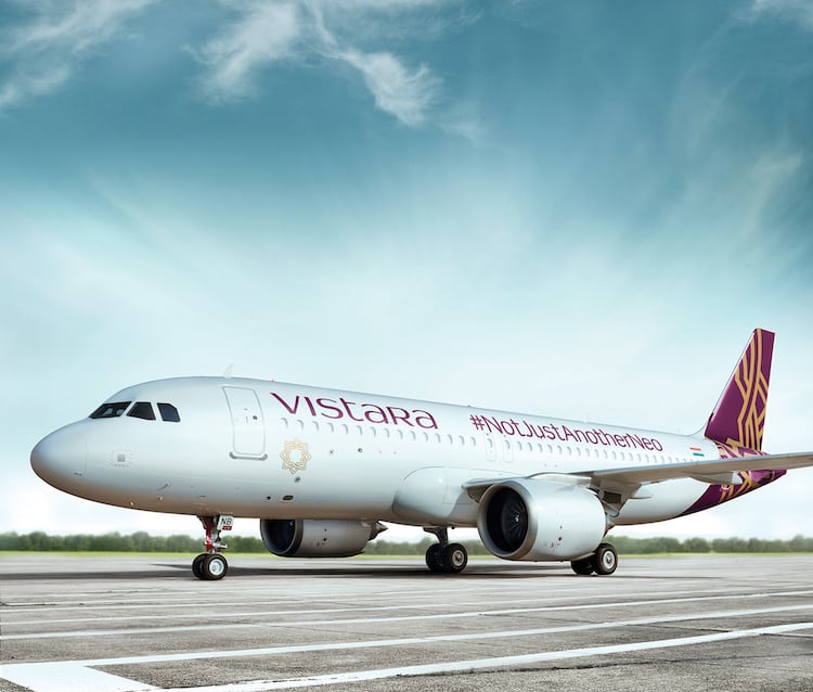 Vistara Plane on Tarmac