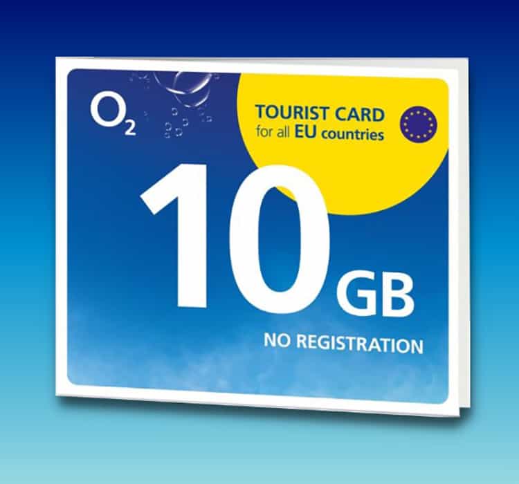 Best eSIM for Europe Travel - O2 eSIM for Europe