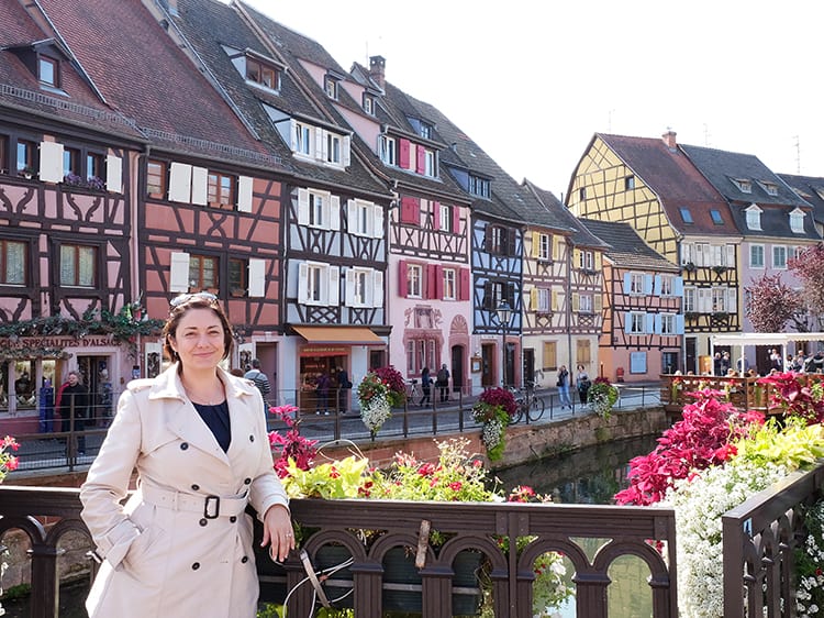 Colmar in Italy a country near Switzerland to visit by train or car