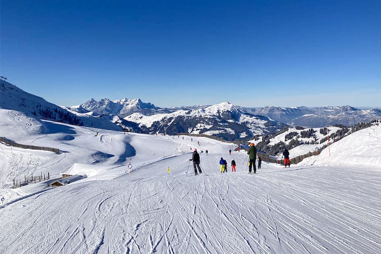 Kitzbühel in Austria in January by Paulmarina