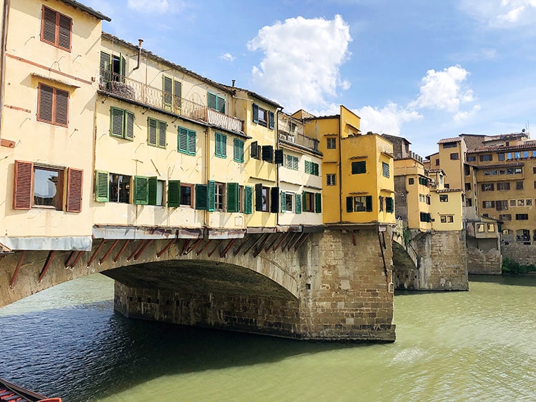 Ponte Vecchio in Florence in Centro Storico District