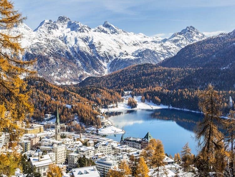 St Moritz Switzerland Visiting Switzerland in December