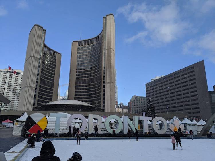 Toronto Canada in January by Tiny Footsteps Travel