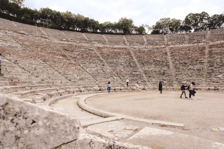Epidauros Theatre by The Orange Backpack
