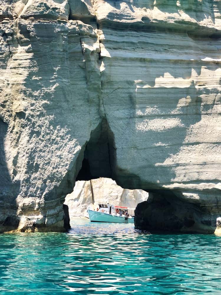 Milos in Greece Boat Trip