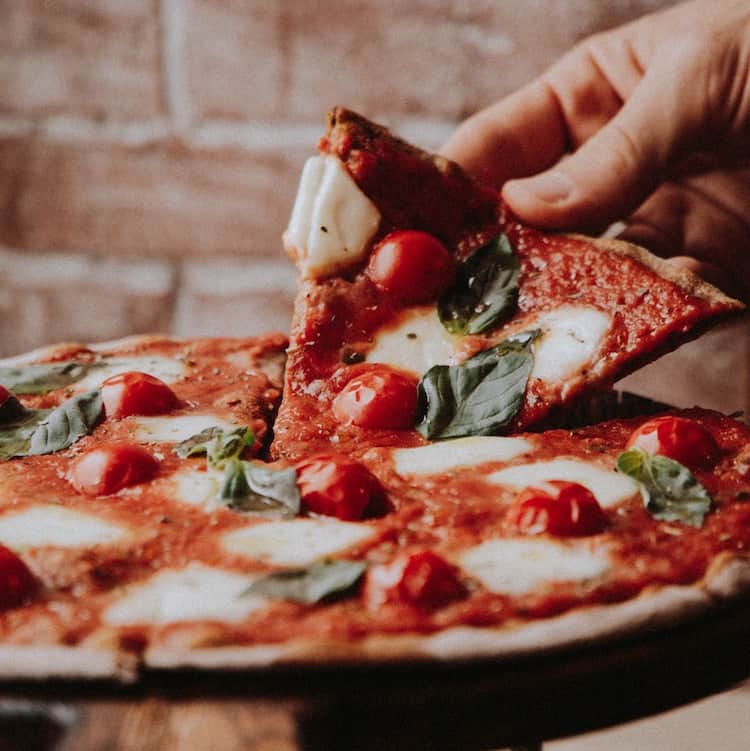 Pizza alla Bufala in Italy