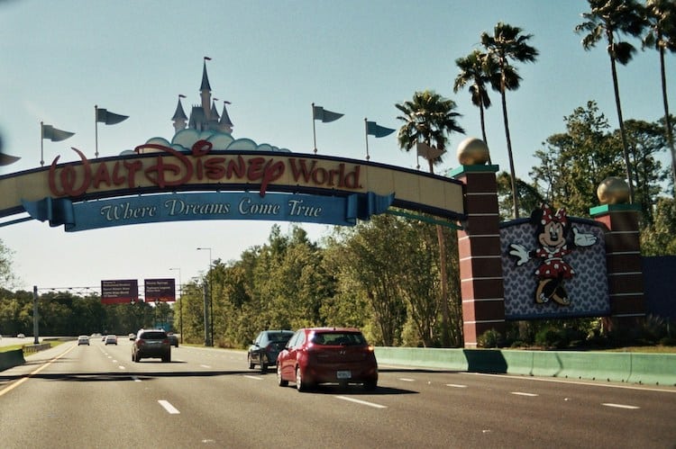 Traveling into Walt Disney World