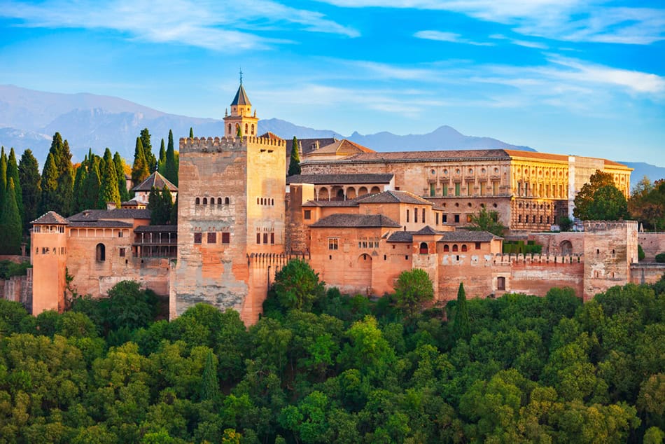 Alhambra, Granada in Spain