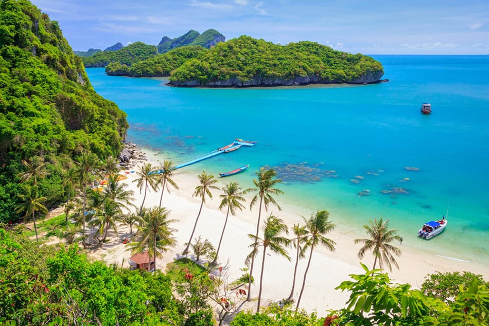 Angthong national marine park near Koh samui