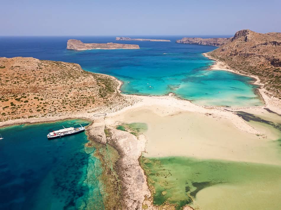 Balos Lagoon in Crete