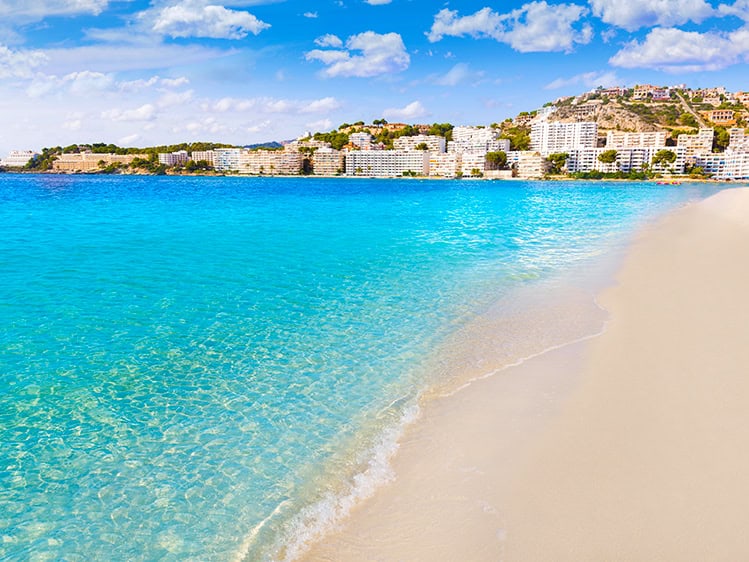 Best islands in Spain - Majorca - Mallorca Cala Santa Ponsa Ponca beach