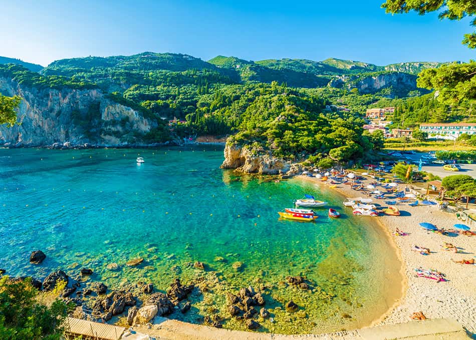 Corfu Island in Greece