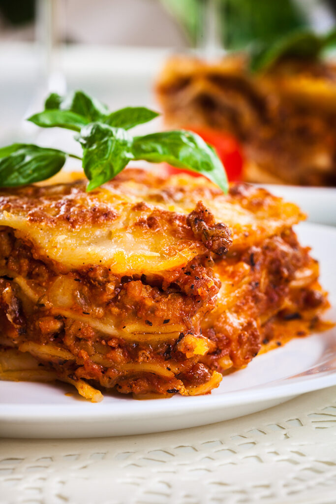 Famous food in Italy to try - Italian Lasagna