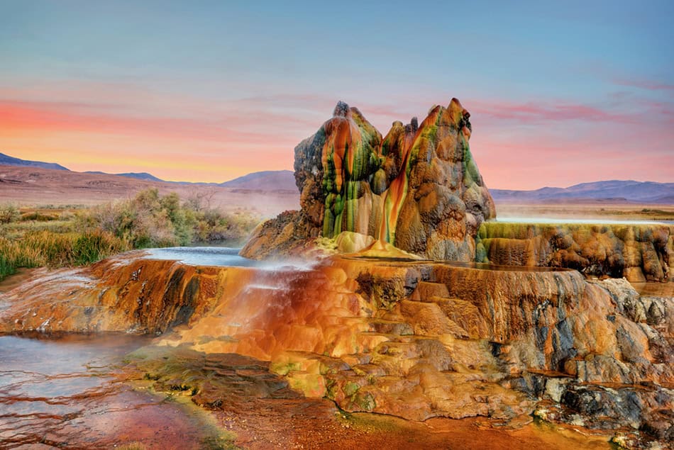 Fly Geyser, Nevada, USA