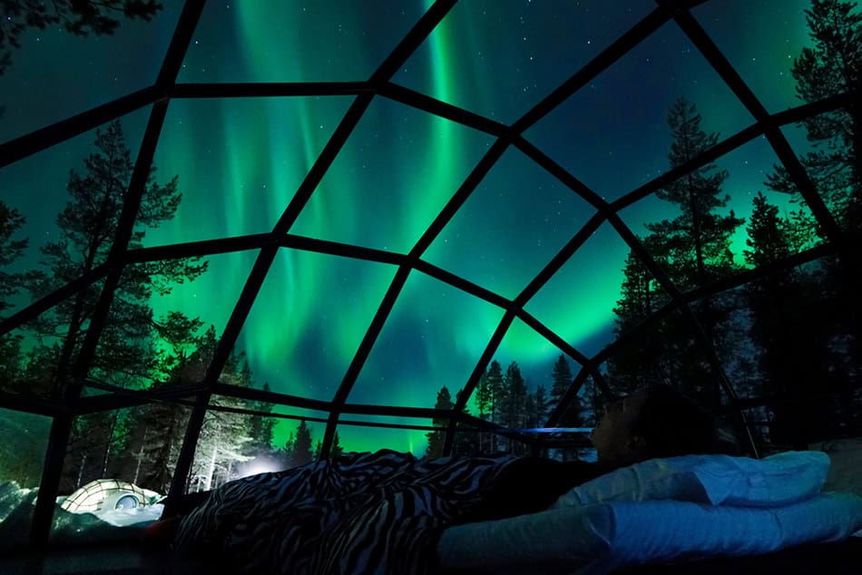 Glass Igloo in Finland