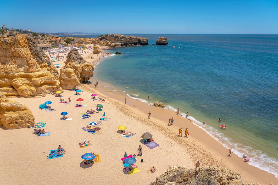 Praia de São Rafael near Albufeira Portugal