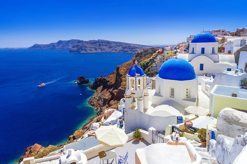 Santorini in Greece